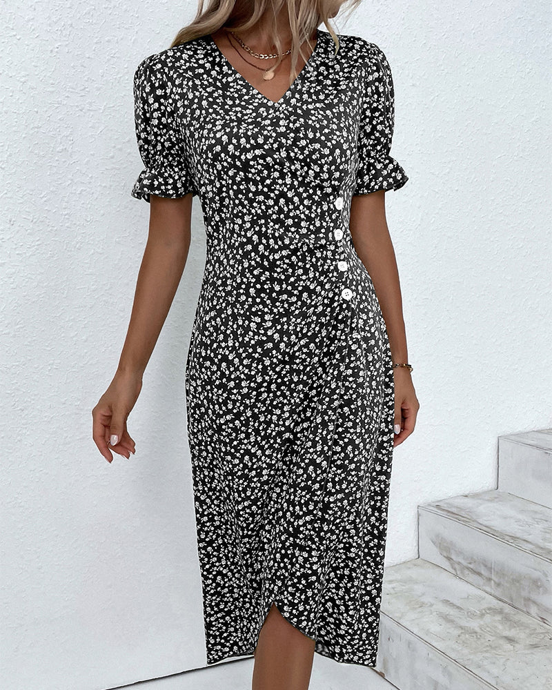 Women’s evening fashion style isolated on a plain background.