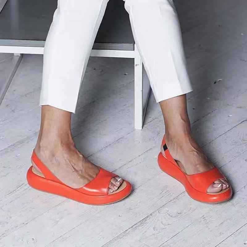 Front angle showing open toe design on white background