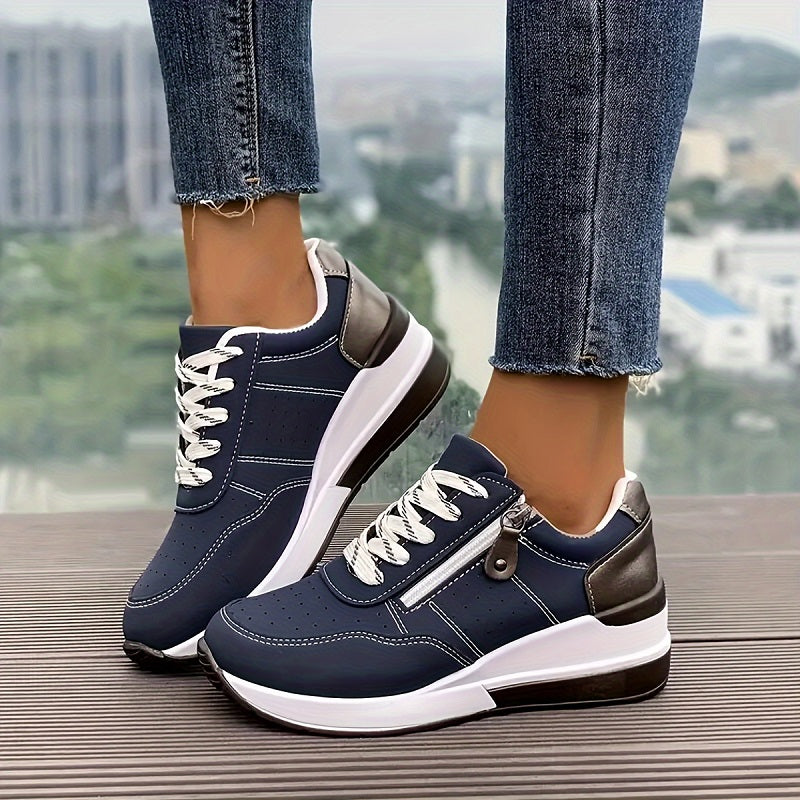 Side view sneaker on nature high background