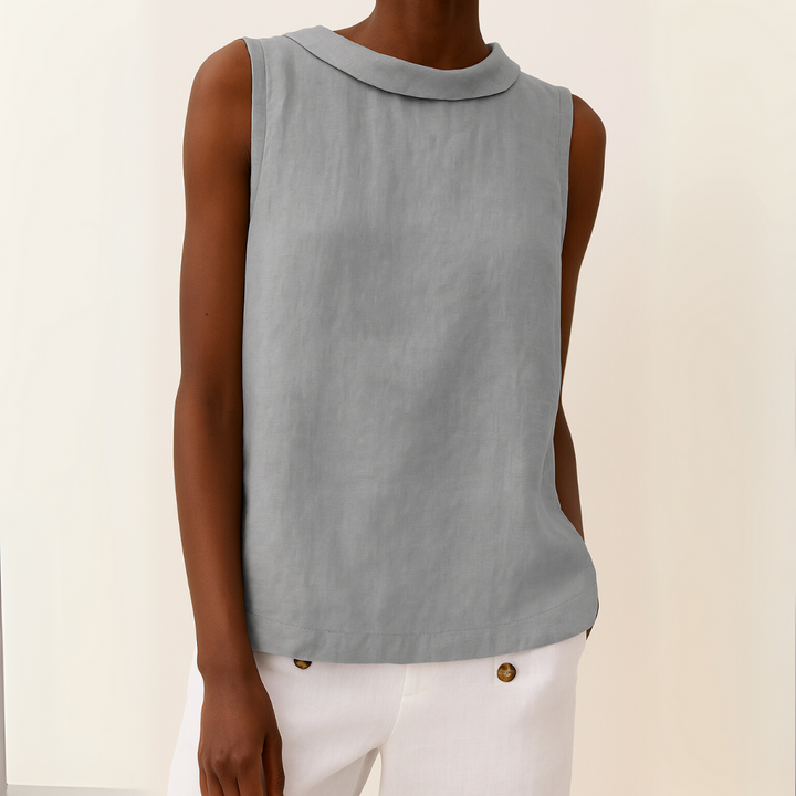 Summer party sleeveless top front view