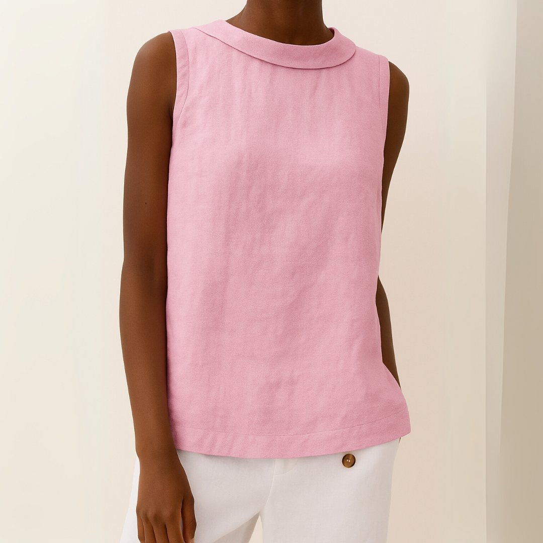 Roll collar top model front angle