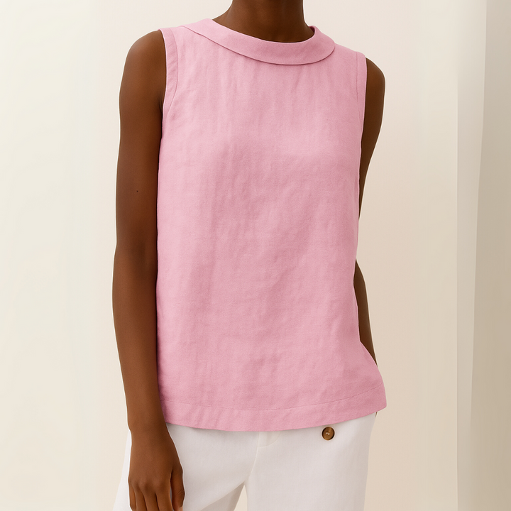 Roll collar top model front angle