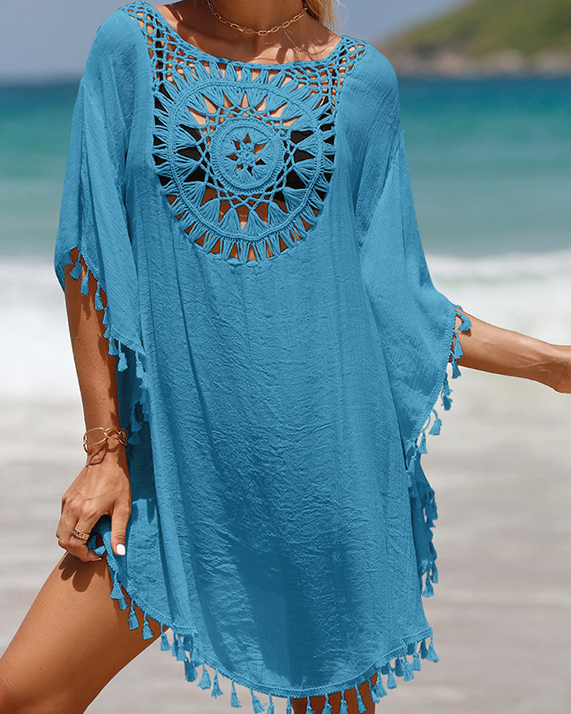 Breathable summer cover-up designed for poolside and resort wear.