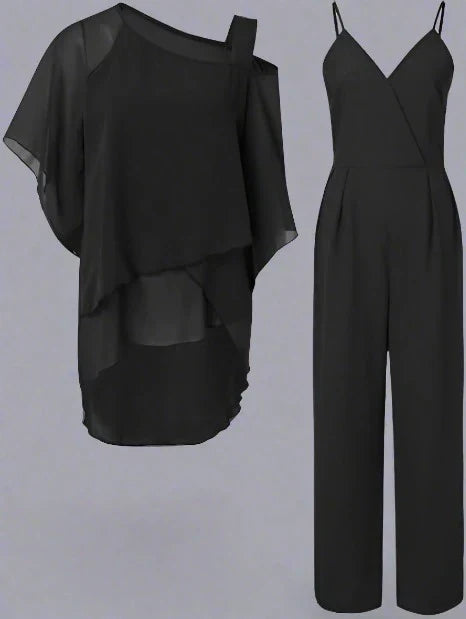 Graceful two piece outfit for refined daily styling.