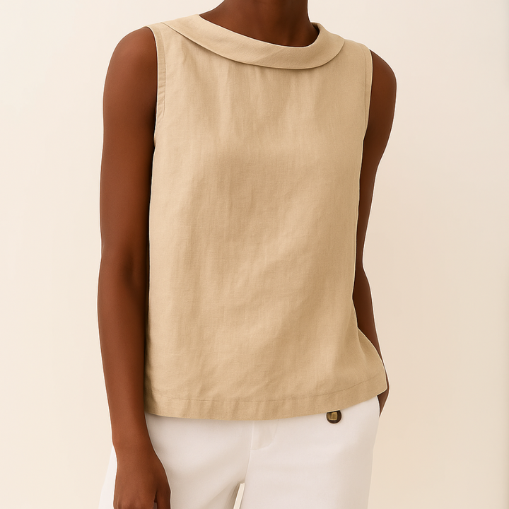 Casual summer top front close-up
