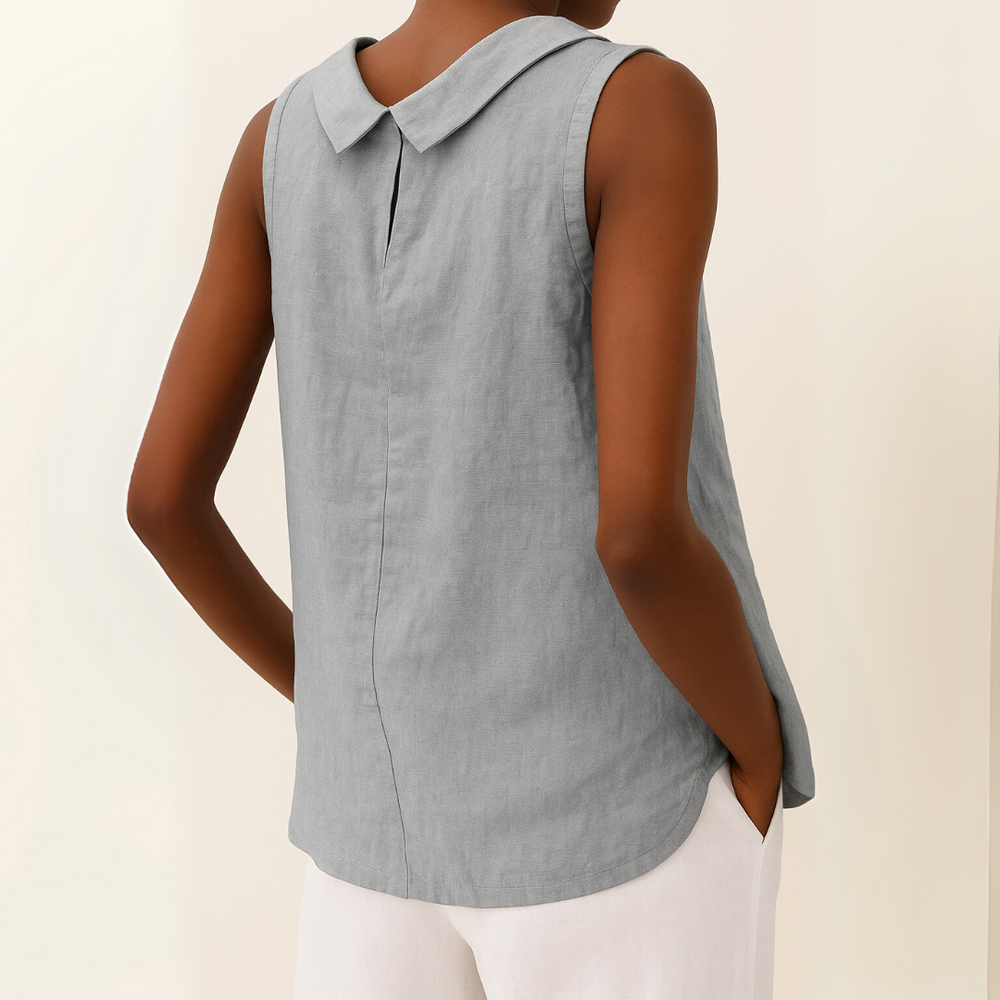 Summer sleeveless top back angle