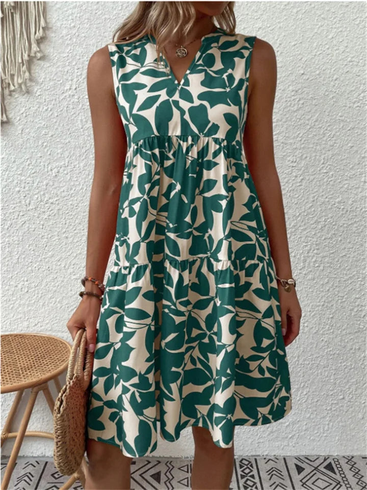 Loxanne | Elegant Floral Light Dress