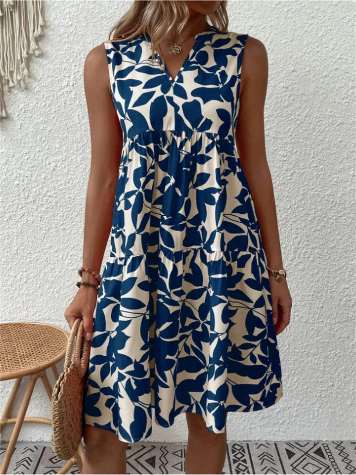 Loxanne | Elegant Floral Light Dress