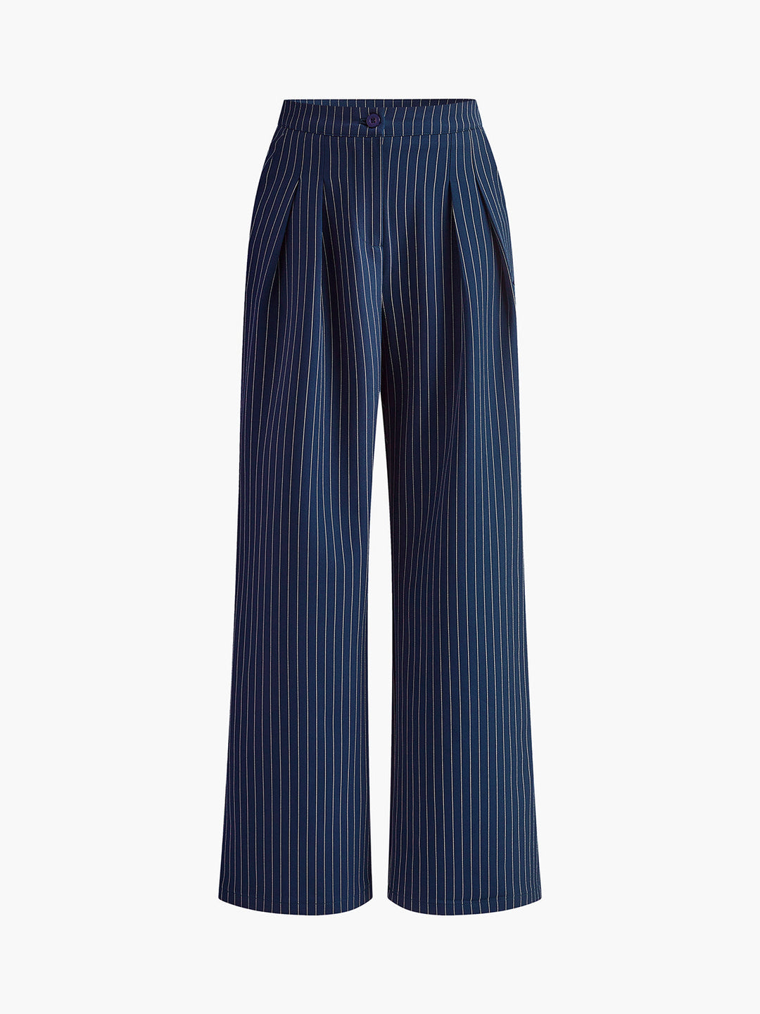 Regular fit long pants for casual styling on a plain background.
