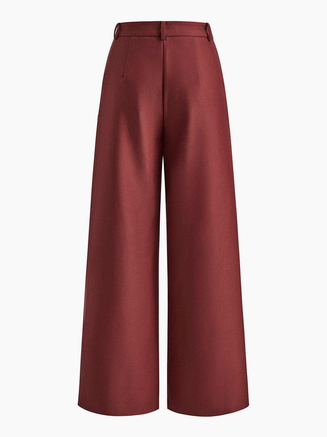 Regular fit long pants on a plain background.