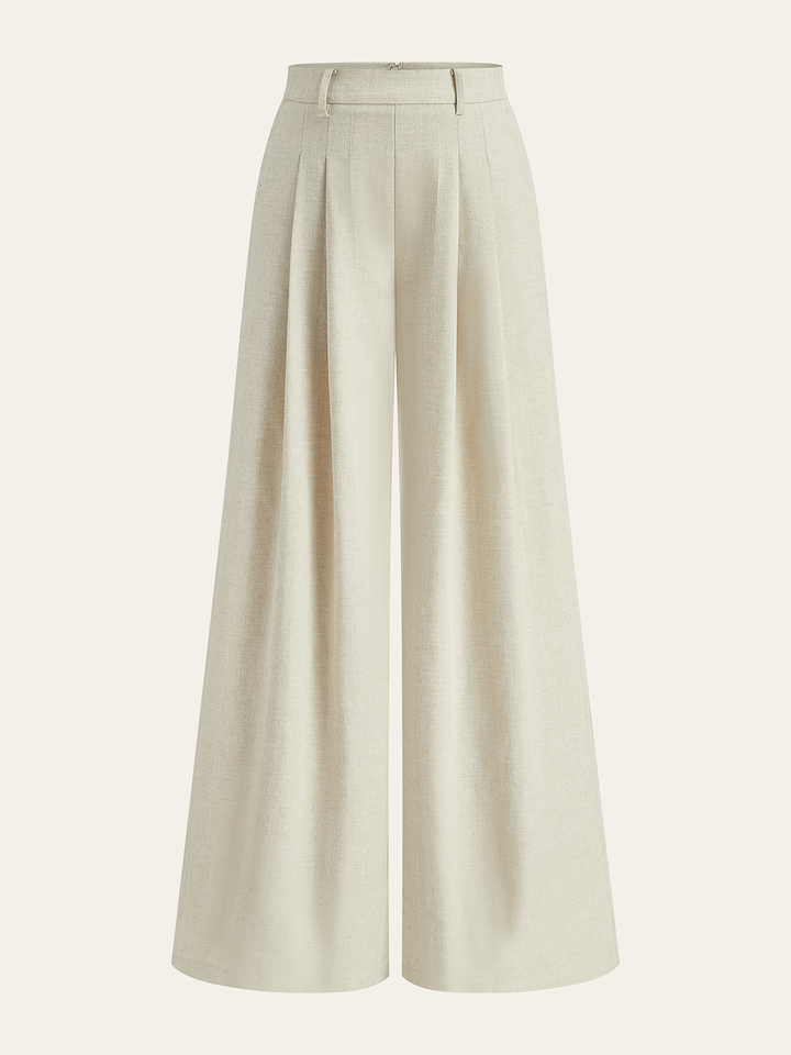 Long pants set on a plain background.