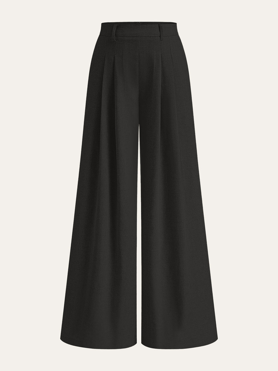 Mid waist long pants on a plain background.