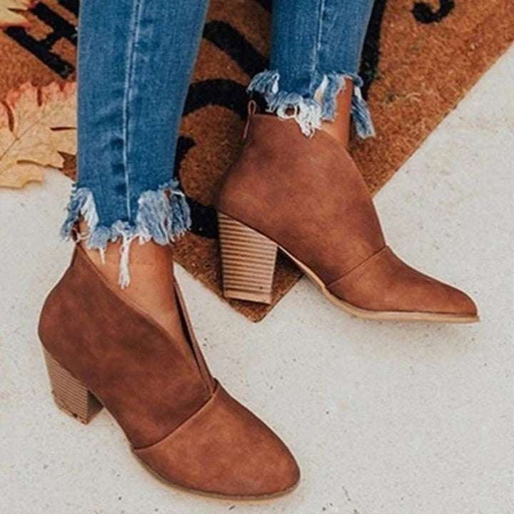 Nerina | Ankle Boots Chunky Heel Casual Boots