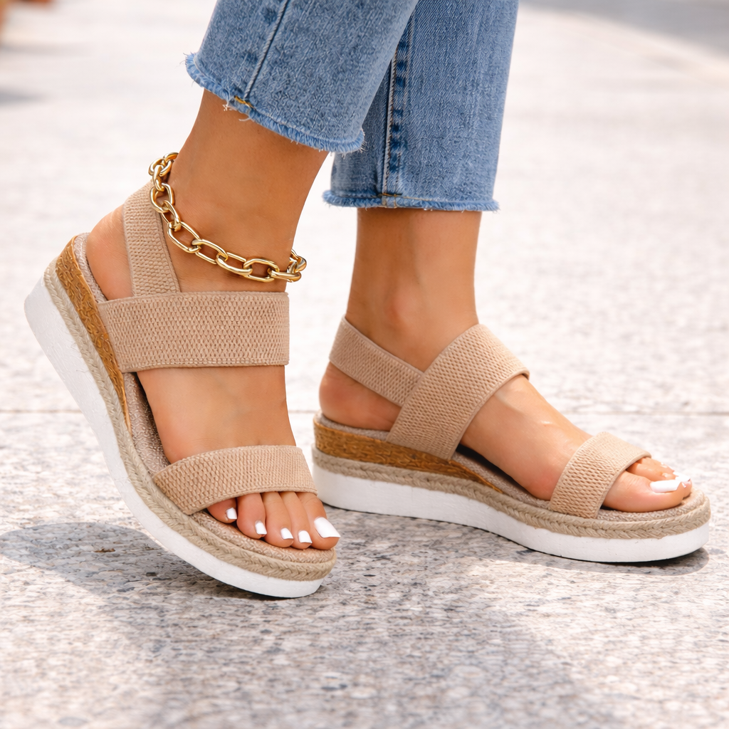 Arch support walking sandals