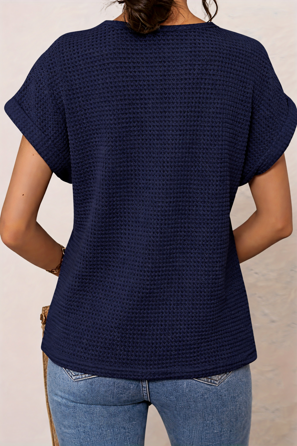 Back flat lay blouse