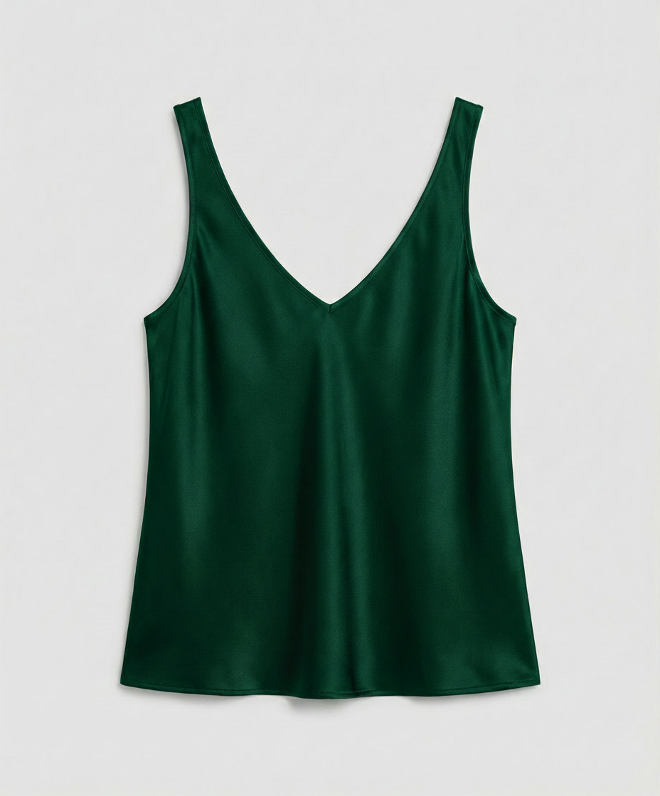 Woman wearing a lightweight top suitable for casual and smart-casual outfits.
