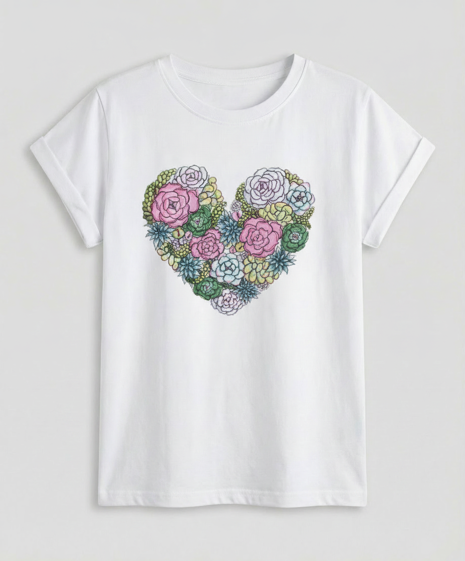 Woman wearing a breathable casual top designed for warm-weather days.
