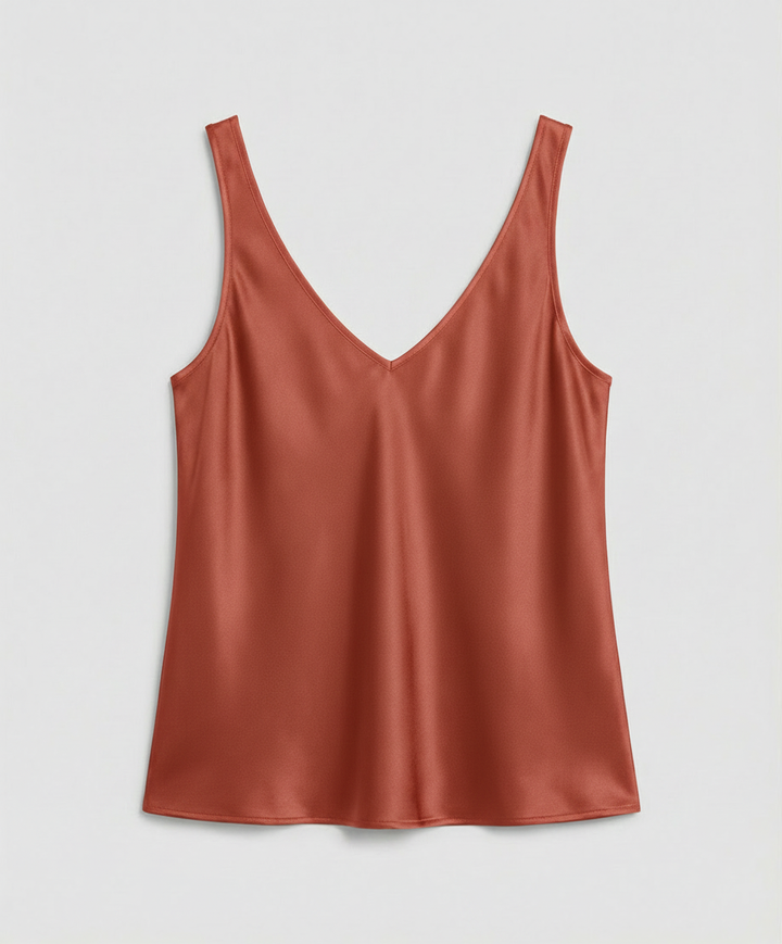 Woman in a versatile top designed for daily wear and travel styling.