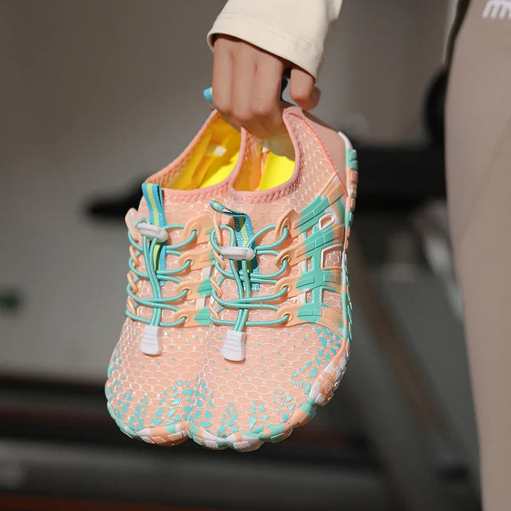 Women’s water-ready sneakers on a clean background.