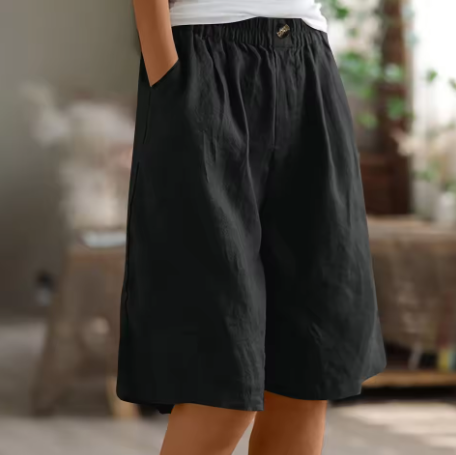 Summer black shorts texture