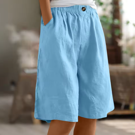 waistband shorts closeup