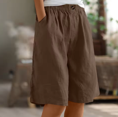 Casual brown relax shorts 