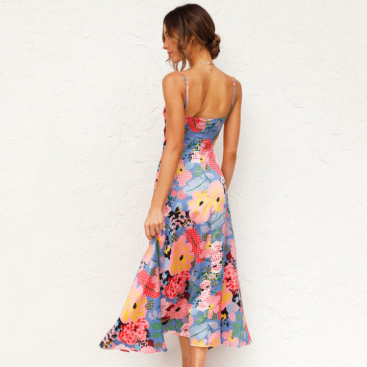 Calvella | Floral Maxi Occasion Dress