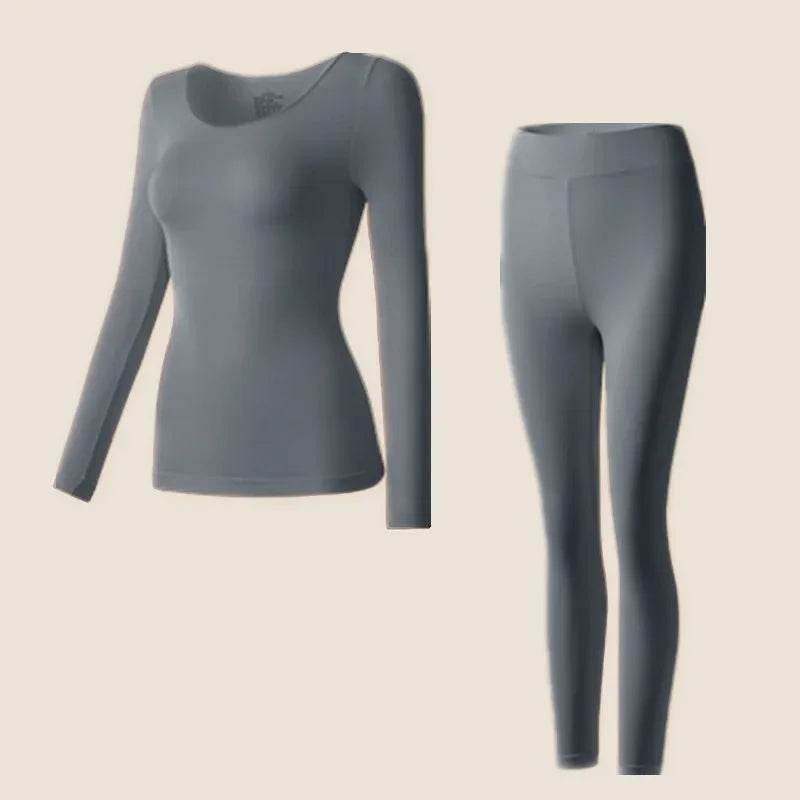 Displaying a thermal layering outfit on a plain background.