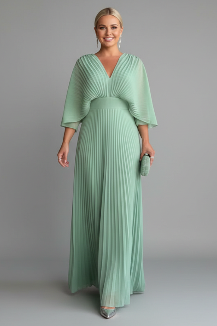 Woman model wearing a sleek skirt designed for polished outfit styling on a plain background.