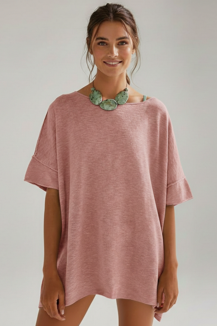Everyday casual women’s shirt isolated on plain background