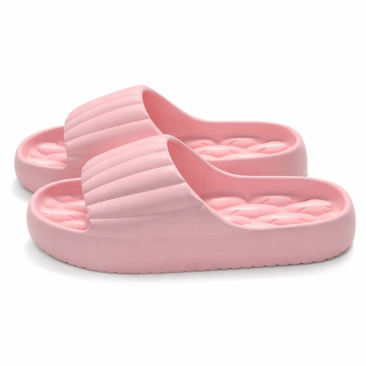 Modern single band sandal in white background