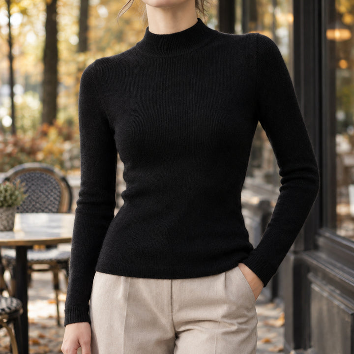 Alvinyra | Women's Cozy Cashmere Sweater — 1