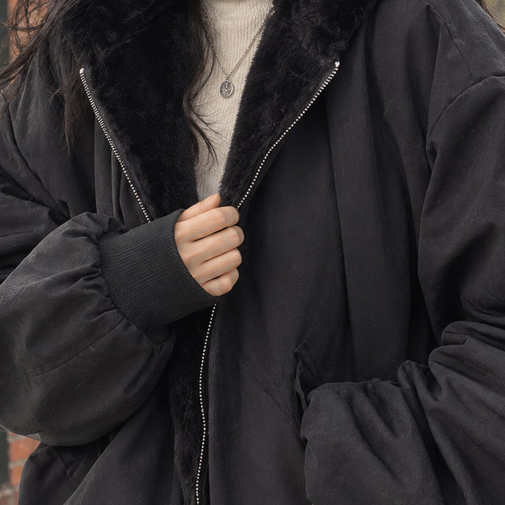 Belrosonne | Women's Oversized Bomber Jacket — 2