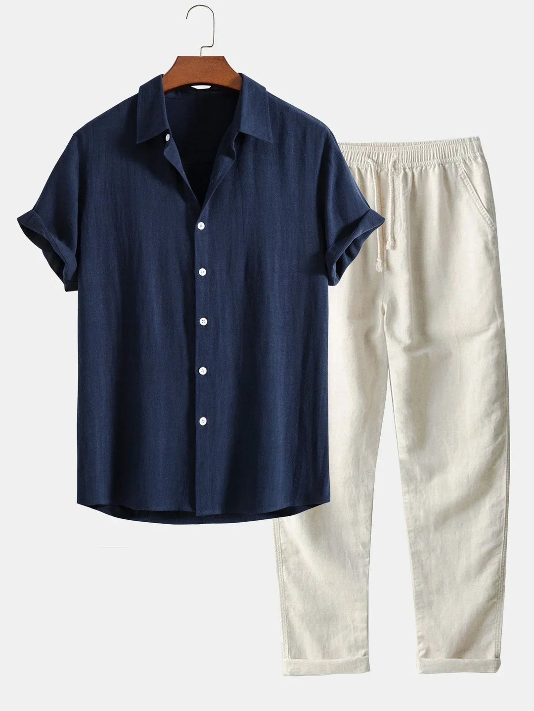 Bertrand | Men's Two-Piece Short Sleeve Matching Set — 1