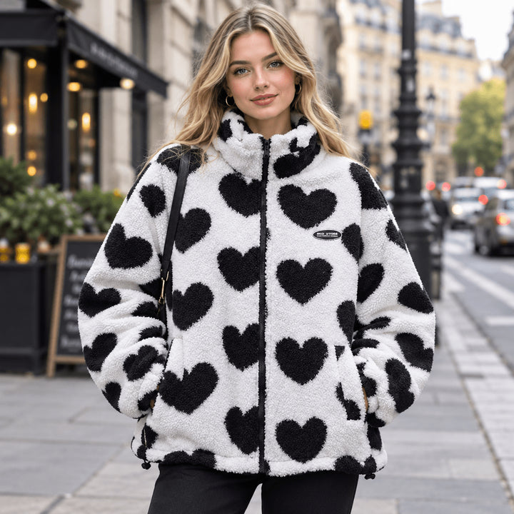 Brevaine | Women's Side Heart Jacket — 1