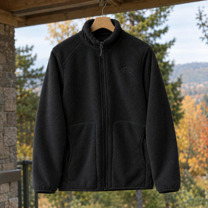Brevora | Women's Fleece Jacket — Black