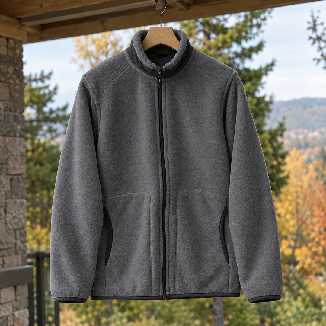 Brevora | Women's Fleece Jacket — Gray