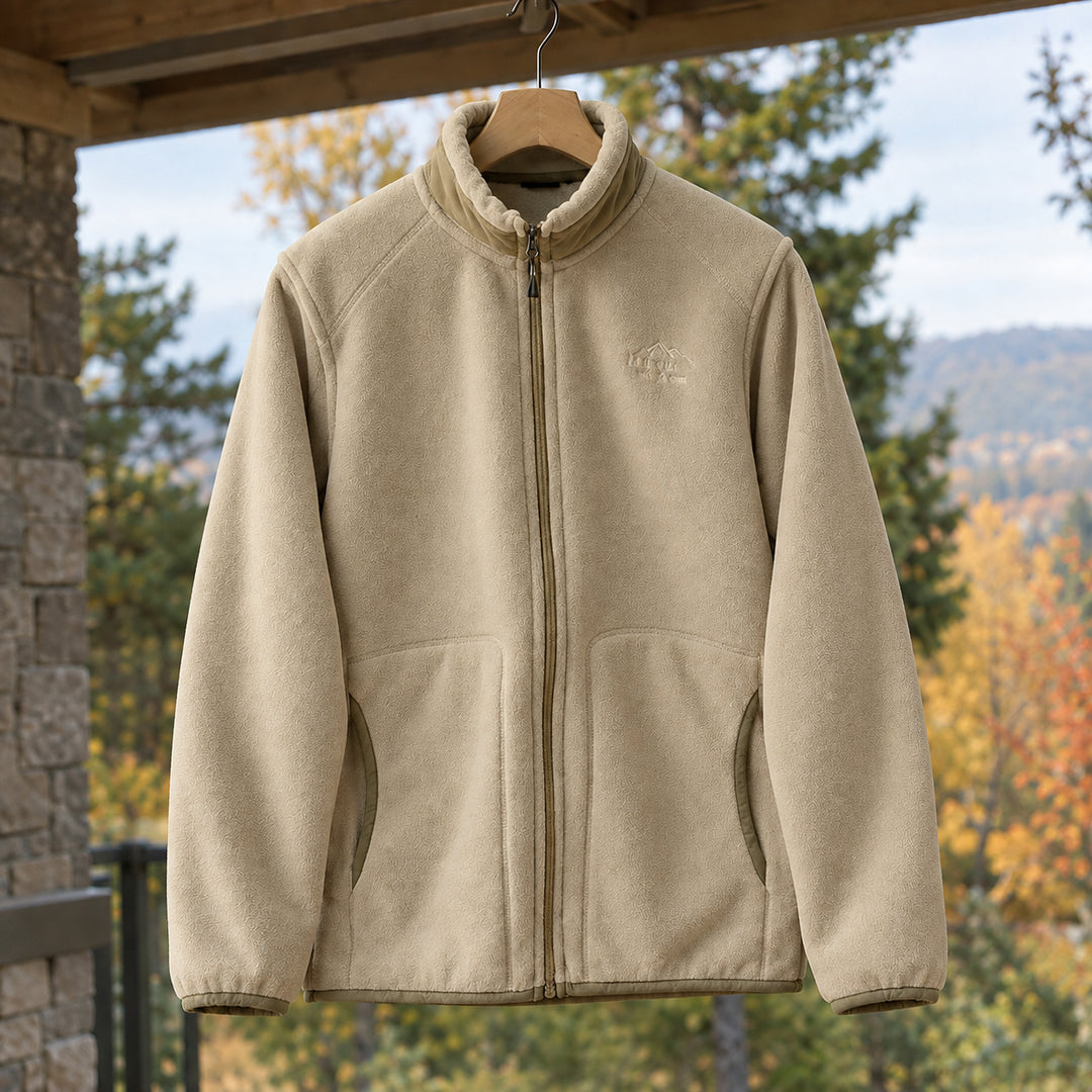 Brevora | Women's Fleece Jacket — Khaki