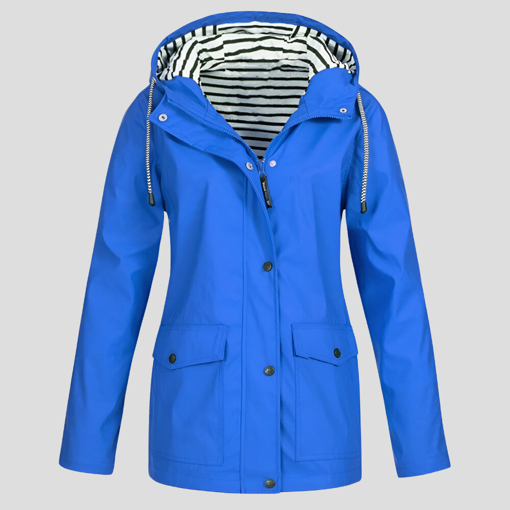 Brevstine | Women's Insulated Wind and Waterproof Jacket — Blue