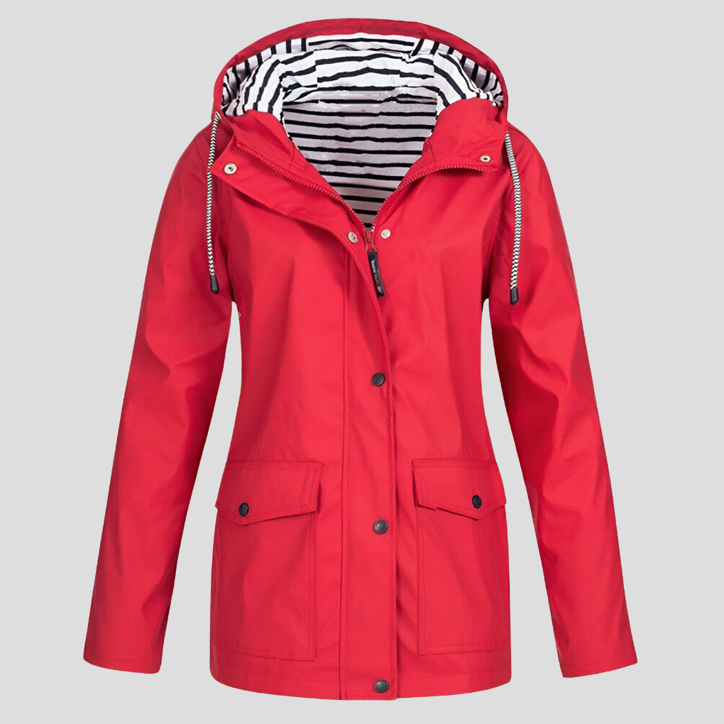 Brevstine | Women's Insulated Wind and Waterproof Jacket — Red