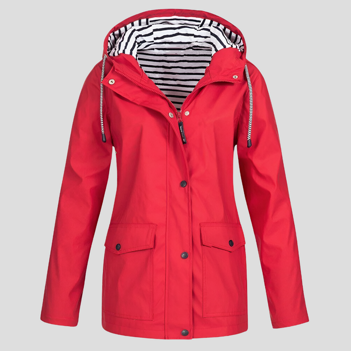 Brevstine | Women's Insulated Wind and Waterproof Jacket — Red