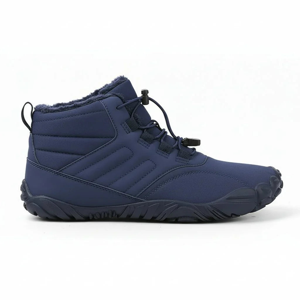 Brielonne | Women's Lace-Up Hiker Snow Boots — Dark Blue