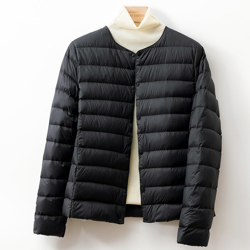 Ciraeen | Women's Puffer Jacket Button Front Lightweight Winter Outdoor