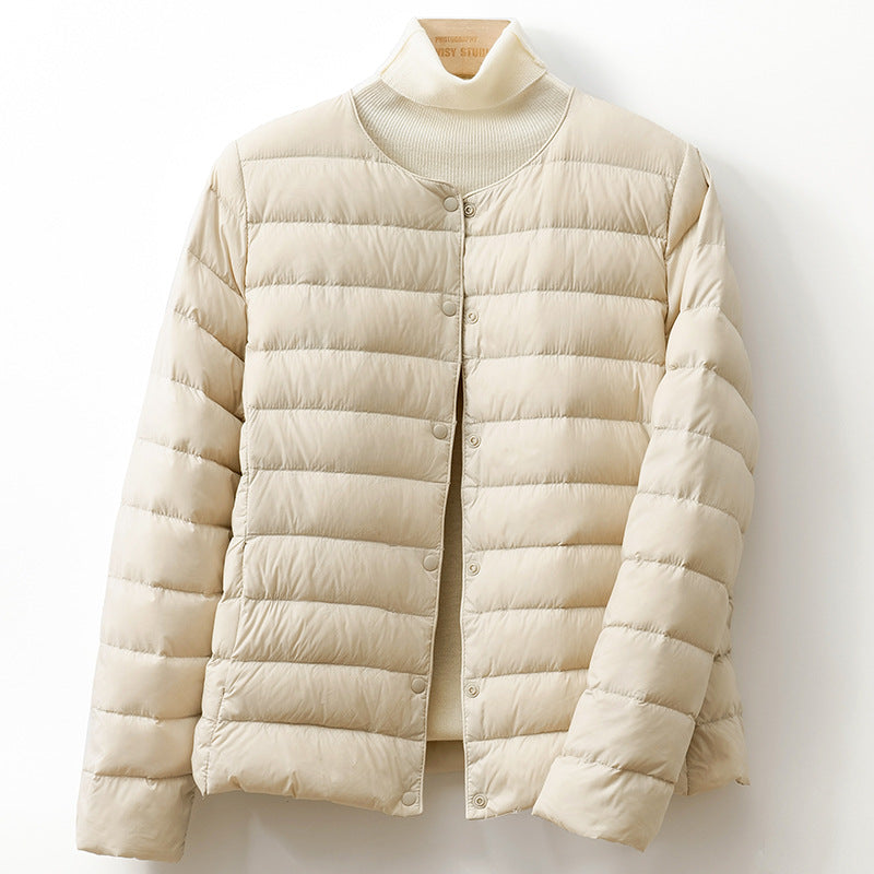 Ciraeen | Women's Puffer Jacket Button Front Lightweight Winter Outdoor