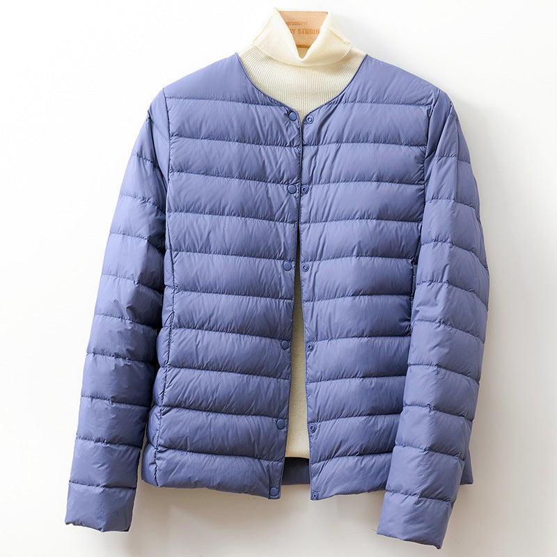 Ciraeen | Women's Puffer Jacket Button Front Lightweight Winter Outdoor