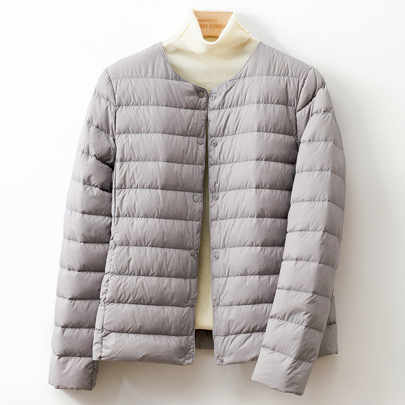 Ciraeen | Women's Puffer Jacket Button Front Lightweight Winter Outdoor