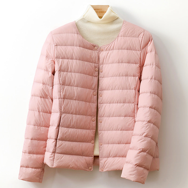 Ciraeen | Women's Puffer Jacket Button Front Lightweight Winter Outdoor
