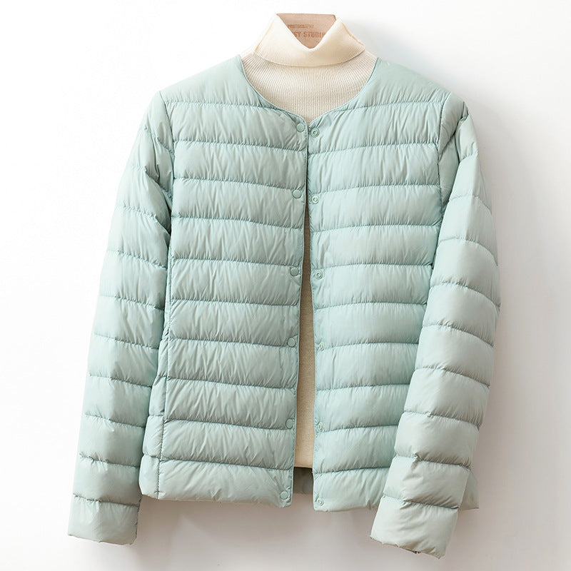 Ciraeen | Women's Puffer Jacket Button Front Lightweight Winter Outdoor