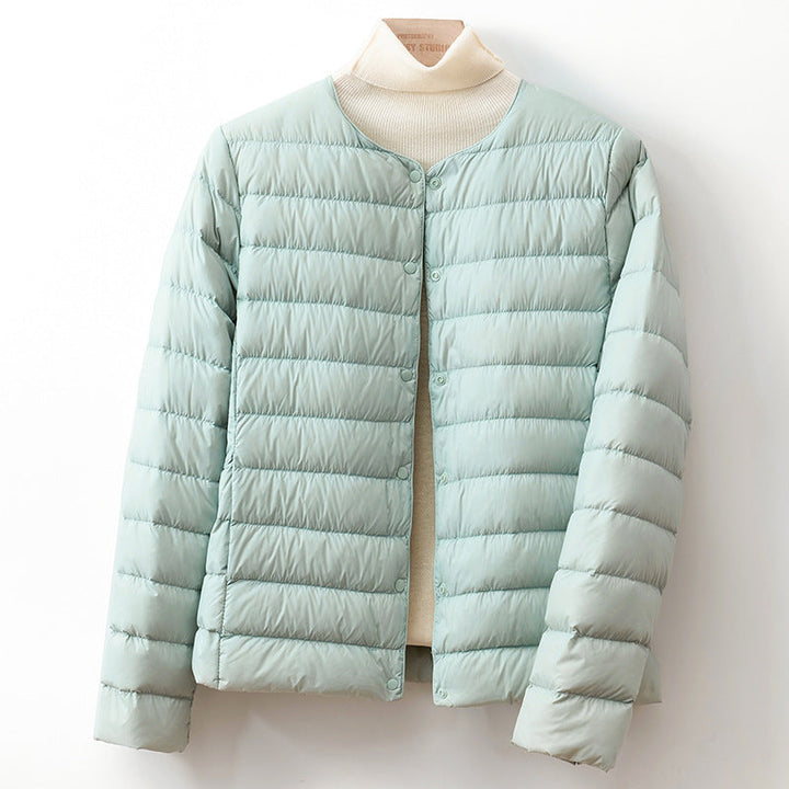 Ciraeen | Women's Puffer Jacket Button Front Lightweight Winter Outdoor