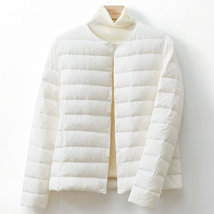 Ciraeen | Women's Puffer Jacket Button Front Lightweight Winter Outdoor